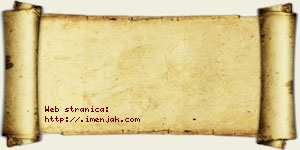 Irena Klincov vizit kartica